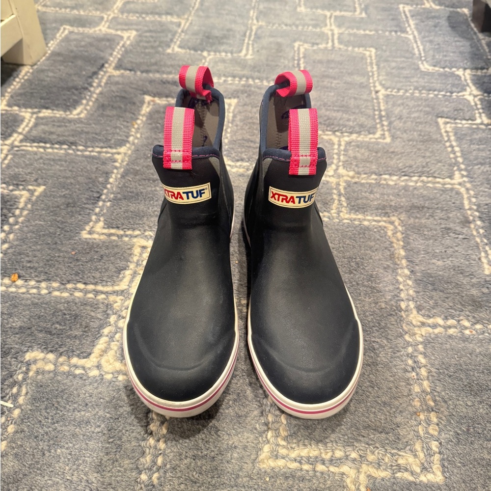 XTRATUF Women's Navy Winter & Rain Boots